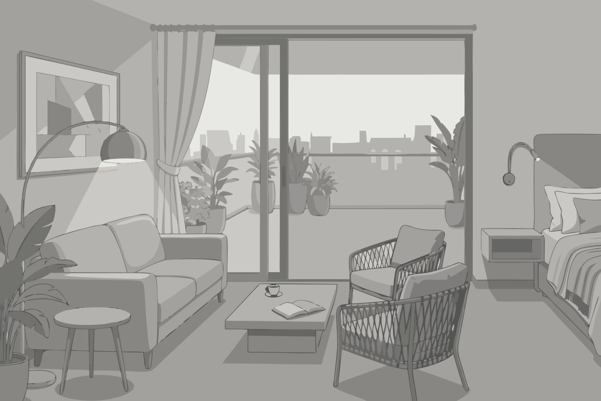 Habitación Doble Deluxe con balcón